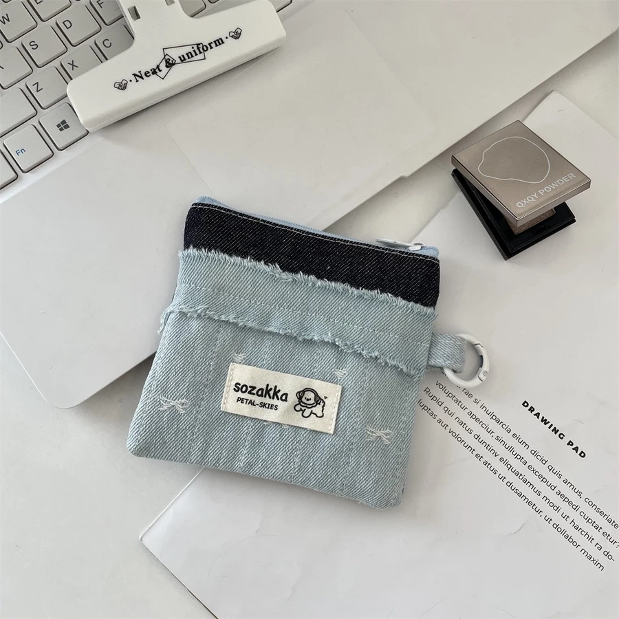 Denim Coin Purse - Image 4