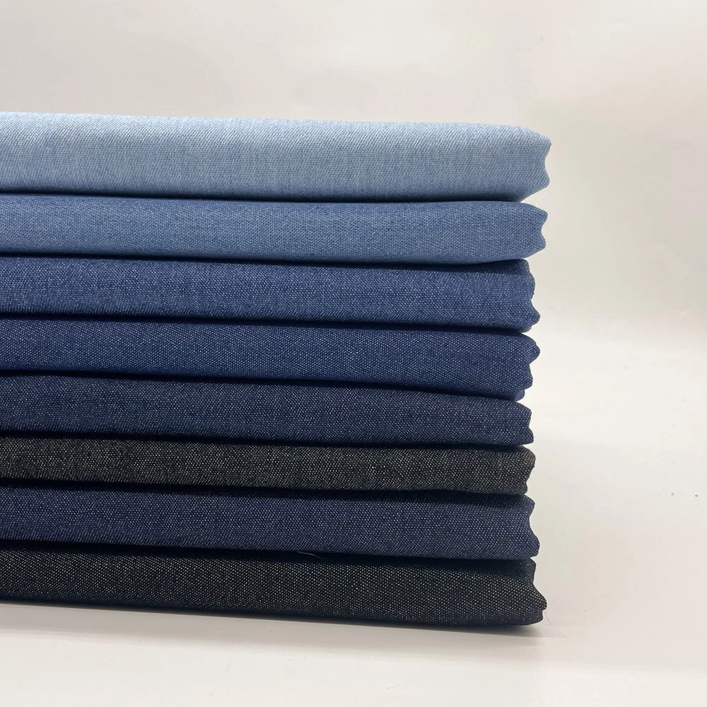 Vintage Blue Denim Fabric - Image 2