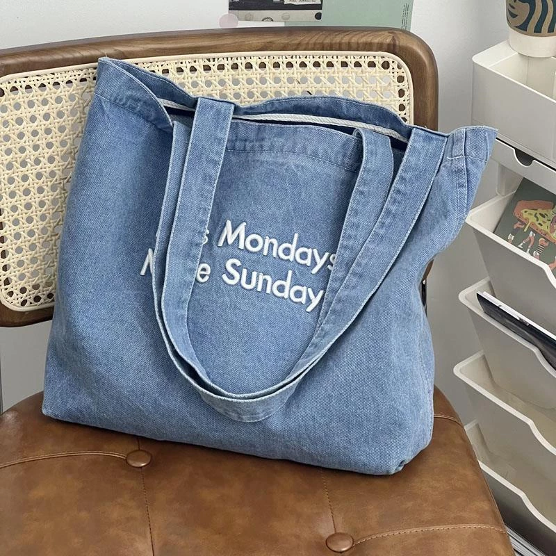 Denim Tote Bag - Image 4