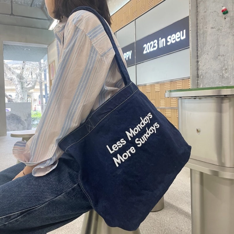Denim Tote Bag