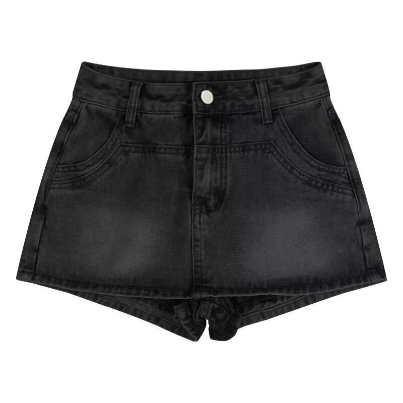 Women's Summer Denim Skirt Hot Girl High Waist Slimming A- line Skirt All-Matching Sheath Trendy Denim Skirt - Image 2