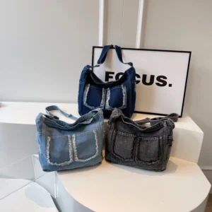 Denim Crossbody Bag